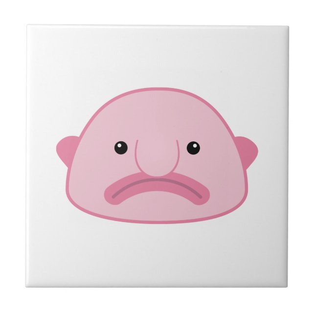 Cerâmica Azulejo de Blobfish (Frente)