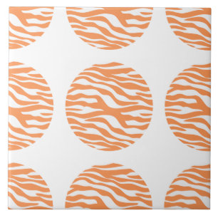 Cerâmica Azulejo de Bolinhas de Impressão Zebra