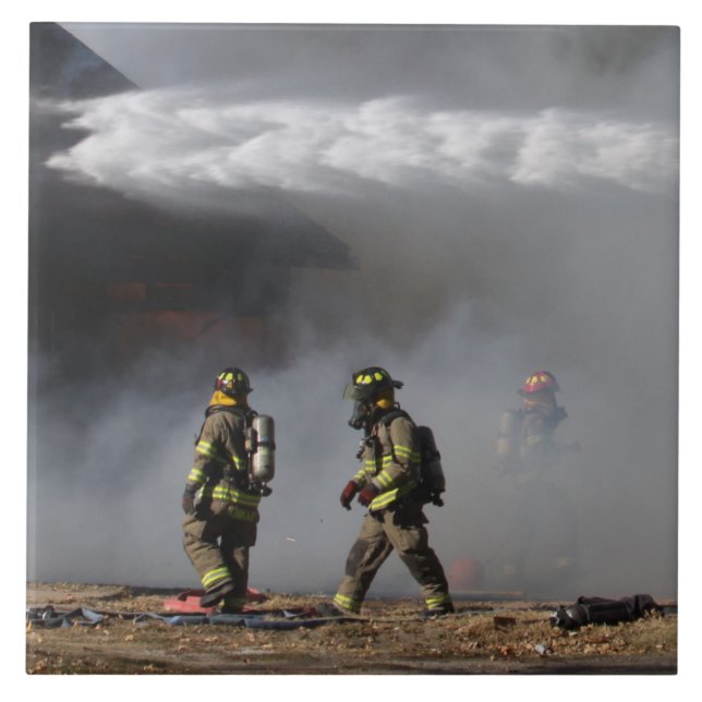 Cerâmica Azulejo de bombeiro cerâmico (Frente)