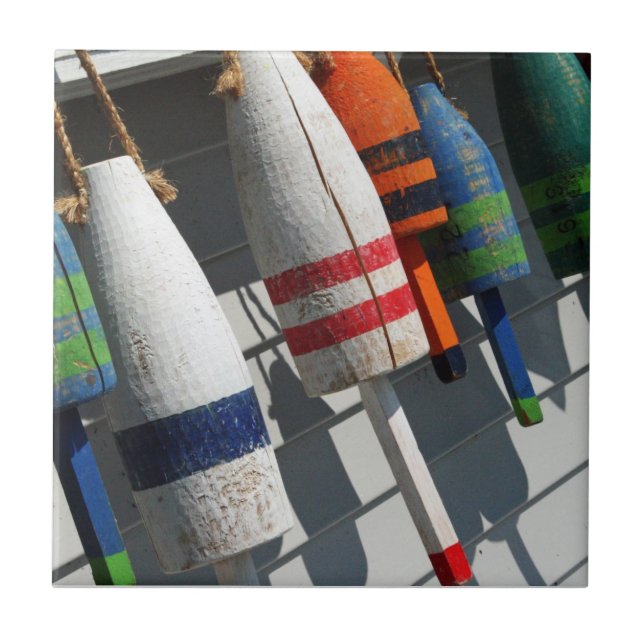 Cerâmica Azulejo de Bouy de Pesca (Frente)