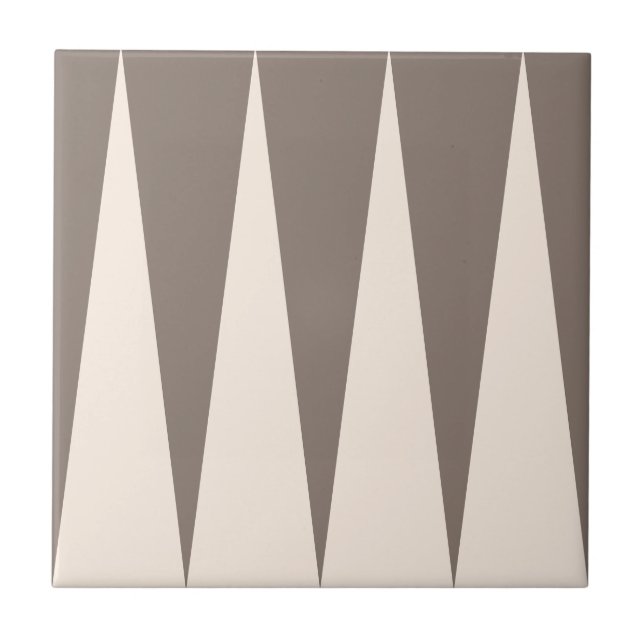 Cerâmica Azulejo de Bronze do Padrão do Backgammon (Frente)