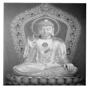 Cerâmica Azulejo de Buddha