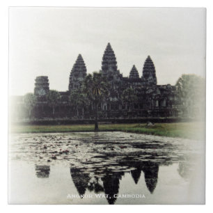 Cerâmica Azulejo de Cambodia do templo de Angkor Wat