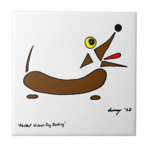 Cerâmica Azulejo de Canino abstrato