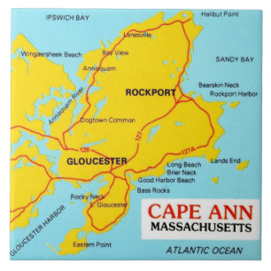 Cerâmica Azulejo de Cape Ann Massachusetts