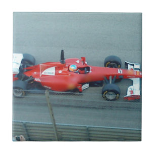 Cerâmica Azulejo de Carro Vermelho