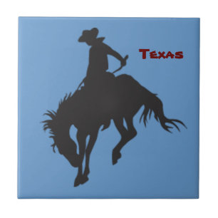 Cerâmica Azulejo de Cavalo de Bolso do Texas