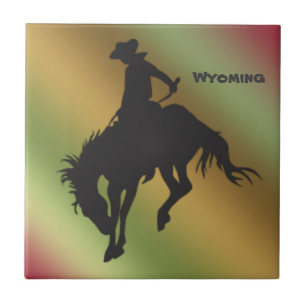 Cerâmica Azulejo de Cavalo de Corte Gradiente Wyoming
