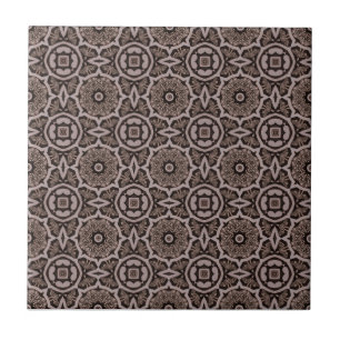Cerâmica Azulejo de cerâmica, de cor castanha escura triba