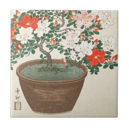 CERÂMICA  AZULEJO DE CERÂMICA: OHARA KOSON : AZALEAS