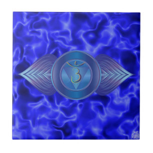 Cerâmica Azulejo de Chakra do terceiro olho
