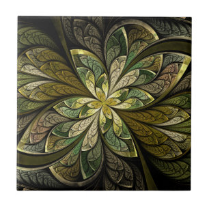 Cerâmica Azulejo de Chanteuse Vert do La