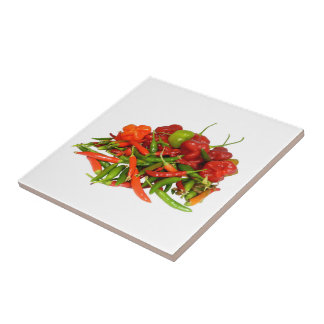 Cerâmica Azulejo de Chillies Freshly Piclies