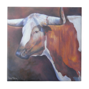 Cerâmica Azulejo de Chisholm Longhorn