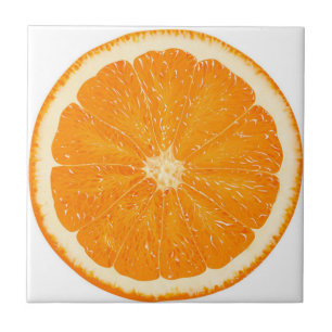 Cerâmica Azulejo de citrinos de laranja
