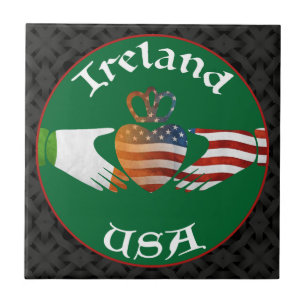Cerâmica Azulejo de Claddagh da Irlanda dos EUA