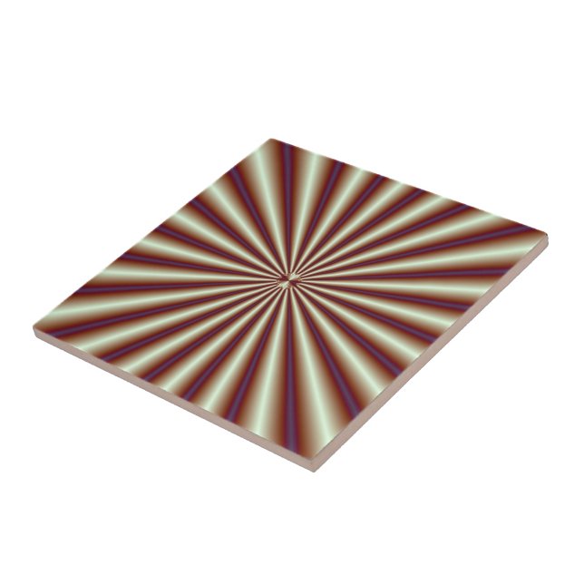 Cerâmica Azulejo de Cobre Pleats (Lateral)
