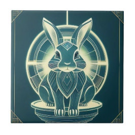 Cerâmica Azulejo de Coelho Art Déco