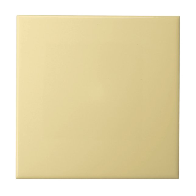 Cerâmica Azulejo de cor amarelo claro (Frente)