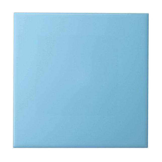 Cerâmica Azulejo de cor azul bebê (Frente)