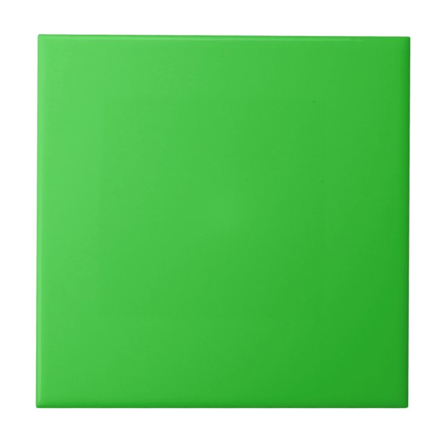 Cerâmica Azulejo de cor do verde limão (Frente)
