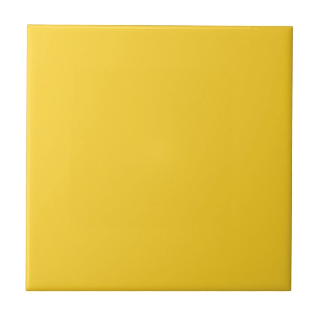 Cerâmica Azulejo de Cor Sólida Amarelo da Toscana (Frente)