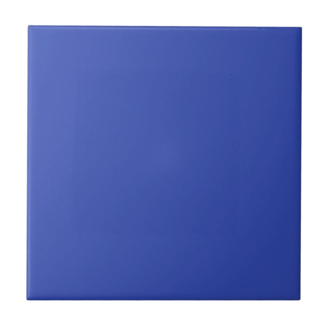 Cerâmica Azulejo de cor sólida azul violeta (Frente)
