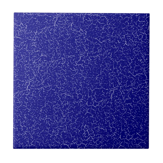 Cerâmica Azulejo de cor sólida com vidrado azul de marinho (Frente)