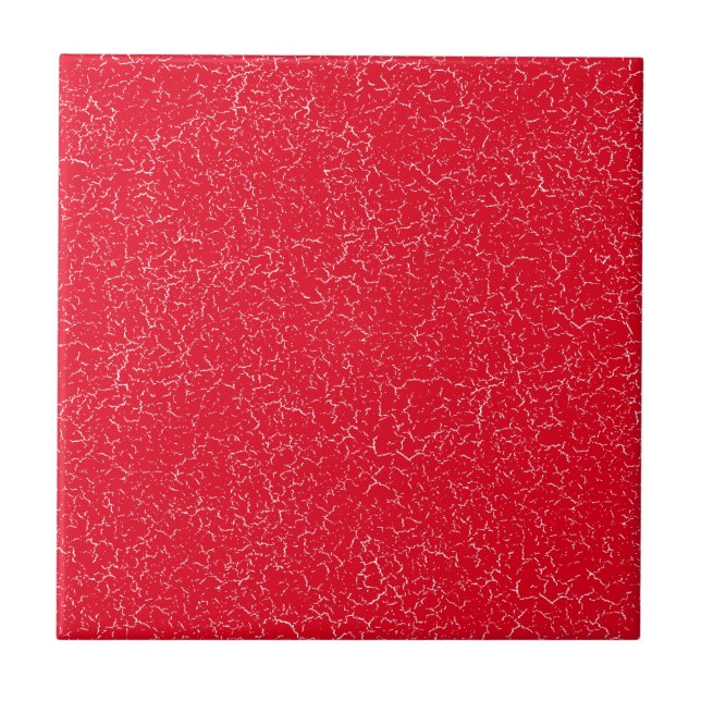 Cerâmica Azulejo de cor sólida da vidraça vermelha (Frente)