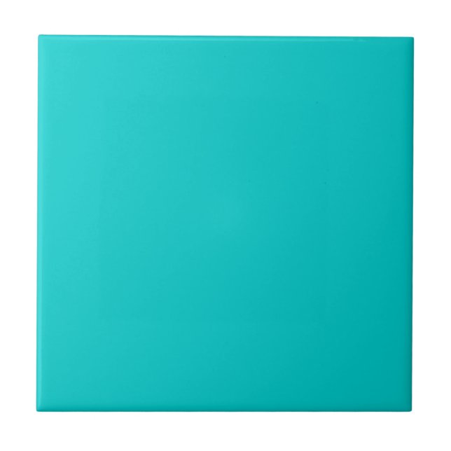 Cerâmica Azulejo de Cor Sólida Robin Egg Azul (Frente)