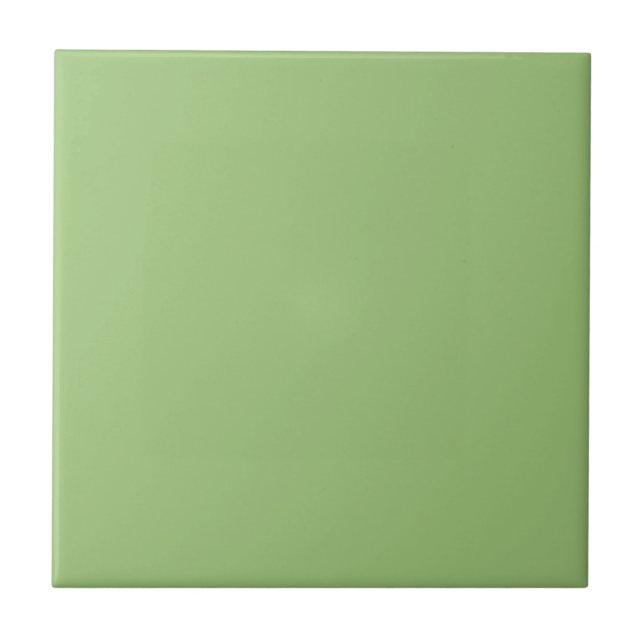 Cerâmica Azulejo de Cor Sólida Verde (Frente)