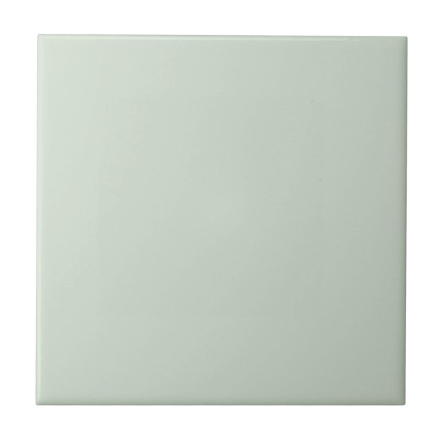 Cerâmica Azulejo de cor sólida verde-clara do Pastel (Frente)