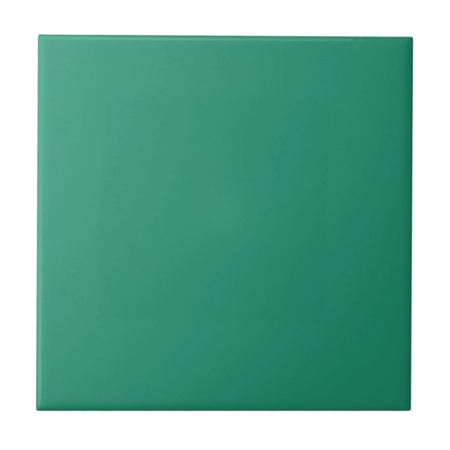 Cerâmica Azulejo de cor sólida verde Jade (Frente)