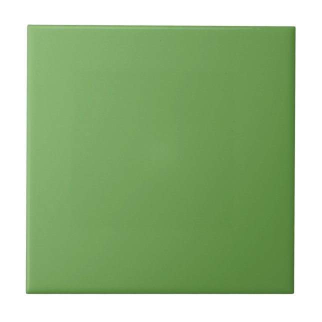Cerâmica Azulejo de Cor Sólido Verde da Pastel Apple (Frente)