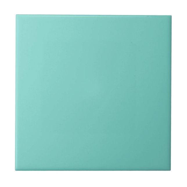 Cerâmica Azulejo de cor verde costeira (Frente)