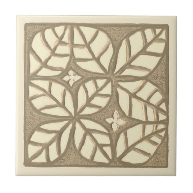 Cerâmica Azulejo de cozinha, bronzeado e creme (Frente)