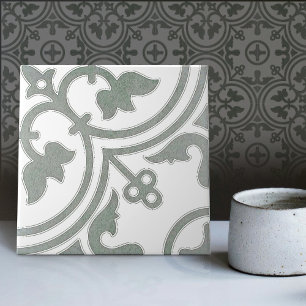 Cerâmica Azulejo de Cozinha Repro Sage Green