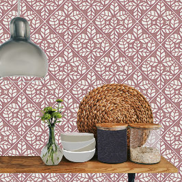 Cerâmica Azulejo de cozinha, Rosa, vermelho e branco