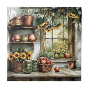 Cerâmica Azulejo de Cozinha Vintage