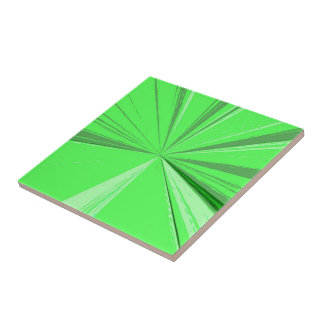 Cerâmica Azulejo de desaparecimento verde fluorescente do