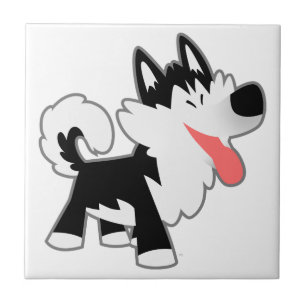 Cerâmica Azulejo de desenho animado siberiano