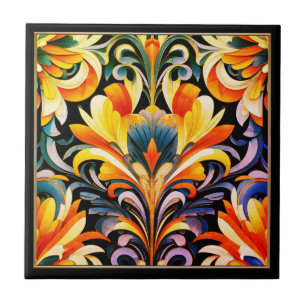 Cerâmica Azulejo de Design de Deco de Arte abstrato
