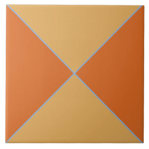 Cerâmica Azulejo de diamantes de laranja e damascos marroqu