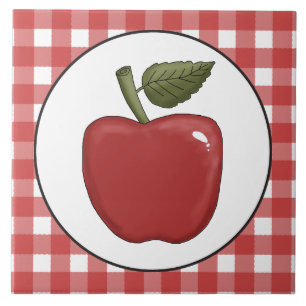 Cerâmica azulejo de diversão da fruta Country Apple