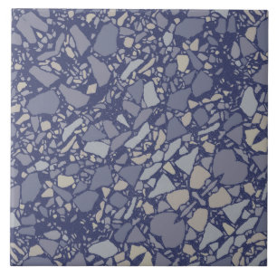 Cerâmica Azulejo de Efeito do Azul Azul Escuro Moderno