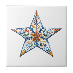 Cerâmica Azulejo de Estilo de Talavera Hacienda Mexicana