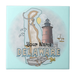 Cerâmica Azulejo de farol de Delaware