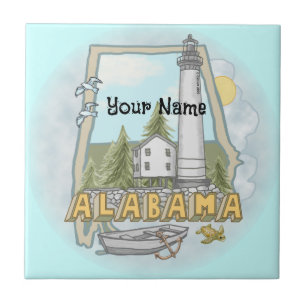 Cerâmica Azulejo de Farol do Alabama