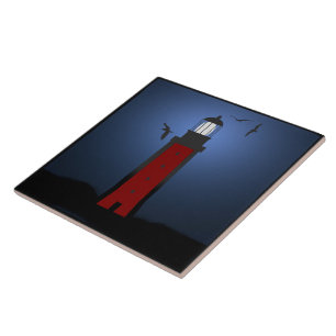 Cerâmica Azulejo de farol náutico