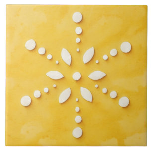 Cerâmica Azulejo de Férias de Inverno de Floco de Neve Cont
